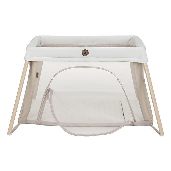 Maxi-Cosi Calao Travel Playard, Infant Bassinet, Toddler Playpen, Portable, Lightweight, Foldable, Easy Setup, with Carry Bag, Breathable Mesh, Classic Oat