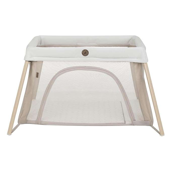 Maxi-Cosi Calao Travel Playard, Infant Bassinet, Toddler Playpen, Portable, Lightweight, Foldable, Easy Setup, with Carry Bag, Breathable Mesh, Classic Oat