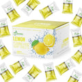18 Pack Natural Foaming Hand Soap Tablets - Soft Moisturizing Handwash Tab Refills - 1 Tablet = 9 Oz Refillable Liquid Wash Foam Handsoap - Eco-Friendly Paper Softsoap Refill Tabs (Lemon)