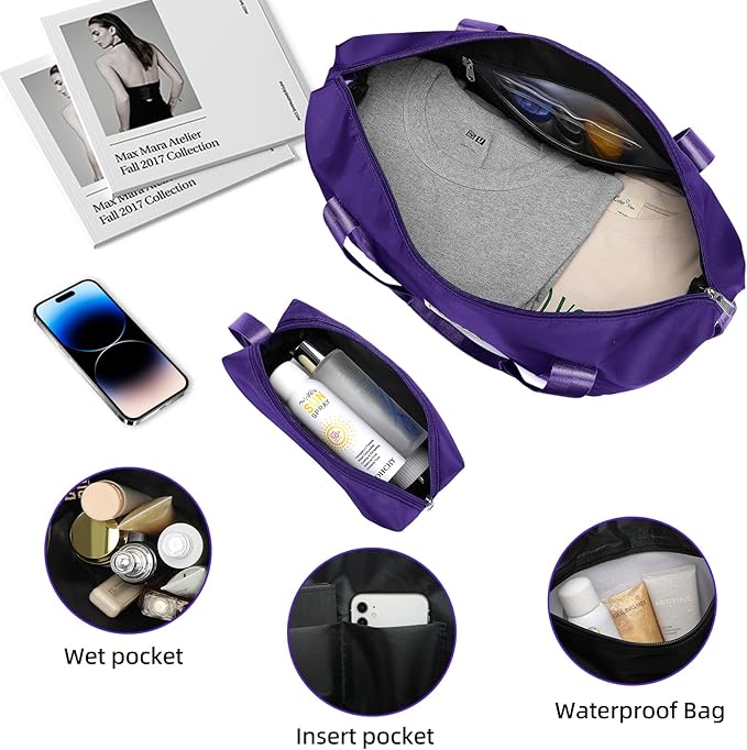 LARVENDER Luggage Sets 5 Piece Hardside Expandable Suitcase with Wheels Lock,PC+ABS Hardside Lightweight Rolling Suitcase for Women and Men,Midnight Berry