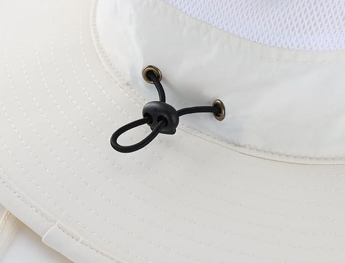 Home Prefer UPF 50+ Men's Sun Hat Wide Brim Bucket Hat UV Protection Hat for Mens Womens Beach Safari Gardening Golf Fishing