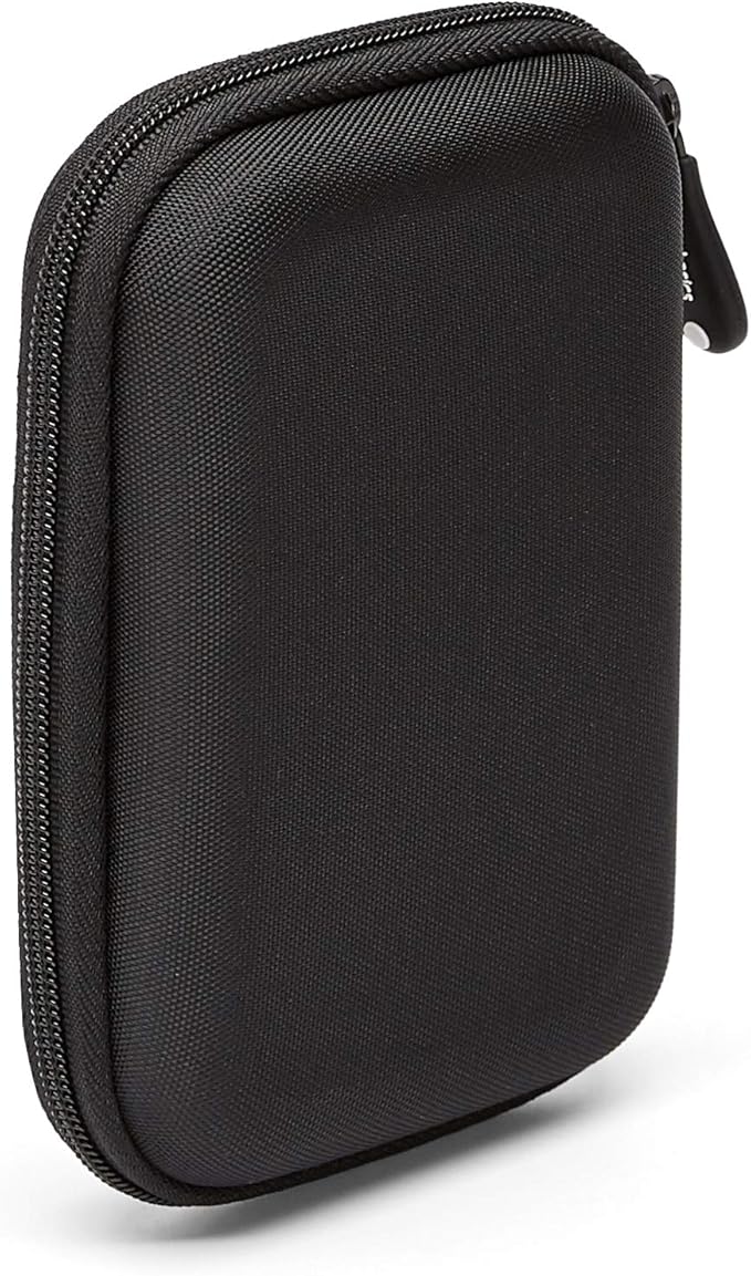 Amazon Basics External Hard Drive Portable Carrying Case, Black