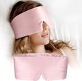 Silk Sleep Mask for Women and Men, Side Sleeper, 22 Momme Pure Mulberry Silk Total Blackout 100% Mulberry Eye Mask with Adjustable Headband Full Size, Eye Masks for Sleeping and Travel