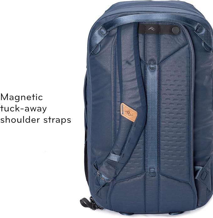 Peak Design Travel Backpack 30L, Midnight, Expandable 27-33L Design, Rear and Top Access, Weatherproof Shell, Laptop Sleeve, Ideal for Travel or Everyday Carry, Versatile Backpack for Men and Women