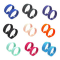 Motion Sickness Relief Acupressure Wristbands for Kids and Adults – Waterproof, Slip-On, Nausea Relief, Motion Sickness, Travel (2 Pack) (Black, Medium 7)