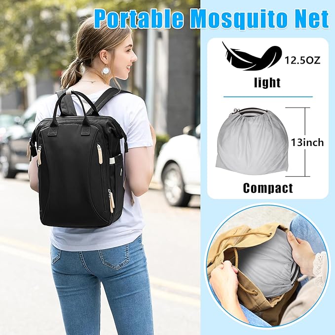 Large Pop Up Mosquito Tent, Portable Foldable Mosquito Net for Camping Bed Travel Patio (78 * 30 * 24inch)