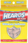 HEAROS Ultimate Softness Series Ear Plugs 28 Pair