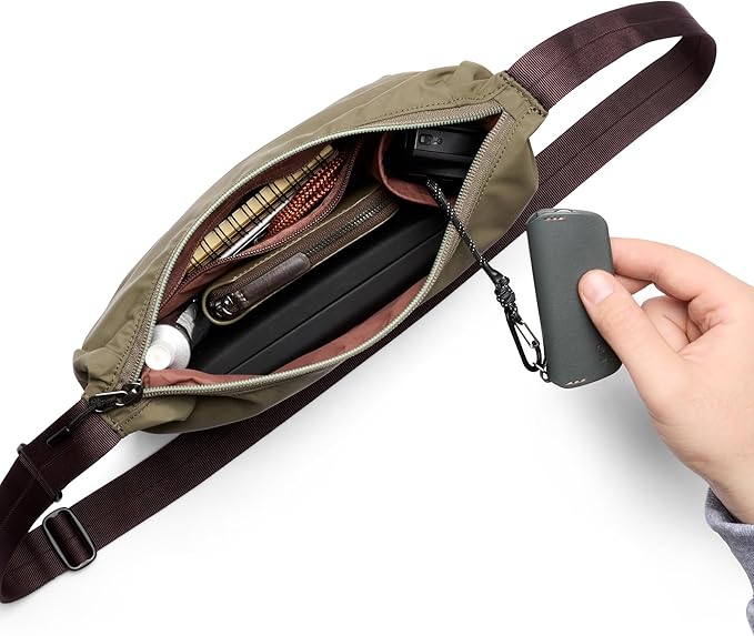 Bellroy Laneway Crescent Bag (everyday 2.5 liter mini crossbody bag with plenty of pockets and adjustable strap)' - SeaKelp