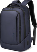 hk Laptop Backpack for Men with USB Charging Port for Business Work College Travel (Blue, 17.3 inch)