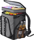Beach Cooler Backpack for Men 36cans Insulated Backpack Cooler Lunch Bag for Women Camping Hiking Picnic Travel for 18 Hours Cooling 30L