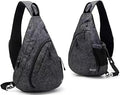 Water-Proof Sling bag/Crossbody Backpack/Shoulder Bag with USB Charging Port for Travel, Hiking, Cycling, Camping