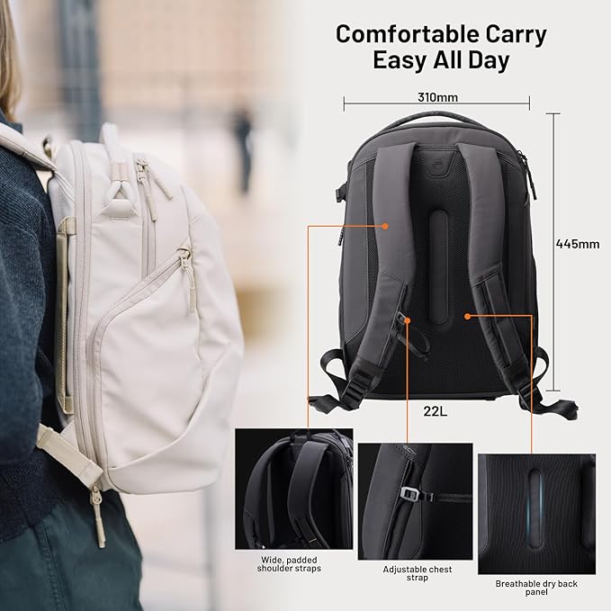 PGYTECH OneGo Lite Camera Backpack Water-Resistant DSLR/Mirrorless Bag 22L