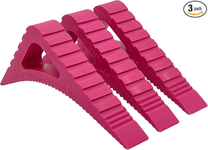 Door Stopper & Window Stopper, Rubber Door Stop Flexible, Door Wedge Stopper Award Winning, Decorative Door Stoppers for Bottom of Door Security, Colorful Doorstop Large Door Stopper Wedge