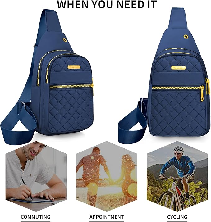 Small Sling Bag For Women Men Casual Crossbody Sling Backpack