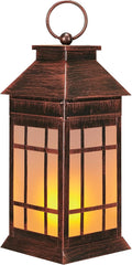 18" Glass Solar Lanterns Outdoor Waterproof, Large Solar Flickering Flame Lantern, Outdoor Lantern Decorative Metal Garden Light for Patio Garden Backyard Outside Tabletop Decor Birthday Gift Grandma