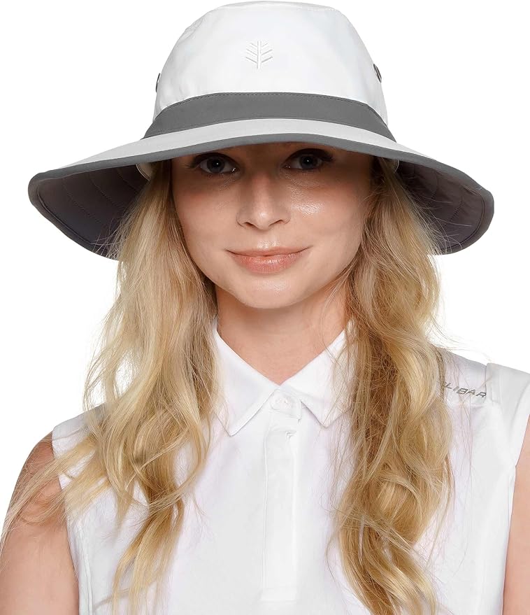 Coolibar UPF 50+ Men's Women's Matchplay Golf Hat - Sun Protective
