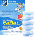 New Super Soft Adult EarPlanes® Ear Plugs Airplane Travel Ear Protection 5 Pair