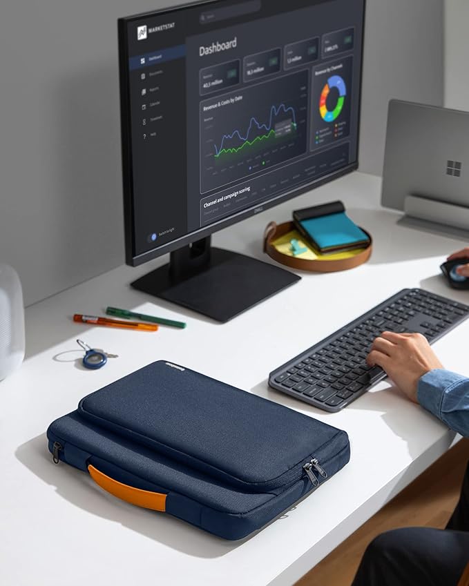 tomtoc 360 Protective Laptop Carrying Case for 15.6 Inch Acer Aspire 5 Slim Laptop, 15.6-16 Inch ASUS Strix G16/G15, Dell XPS 17, More Dell Lenovo ThinkPad 15 Inch Chromebook