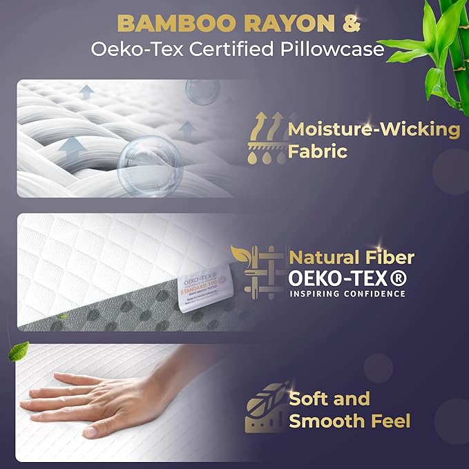 Royal Therapy Memory Foam Pillow, Queen Pain Relief, Neck and Shoulder, Pain, Side Sleeper Pillow, Cervical, Neck Sleeping