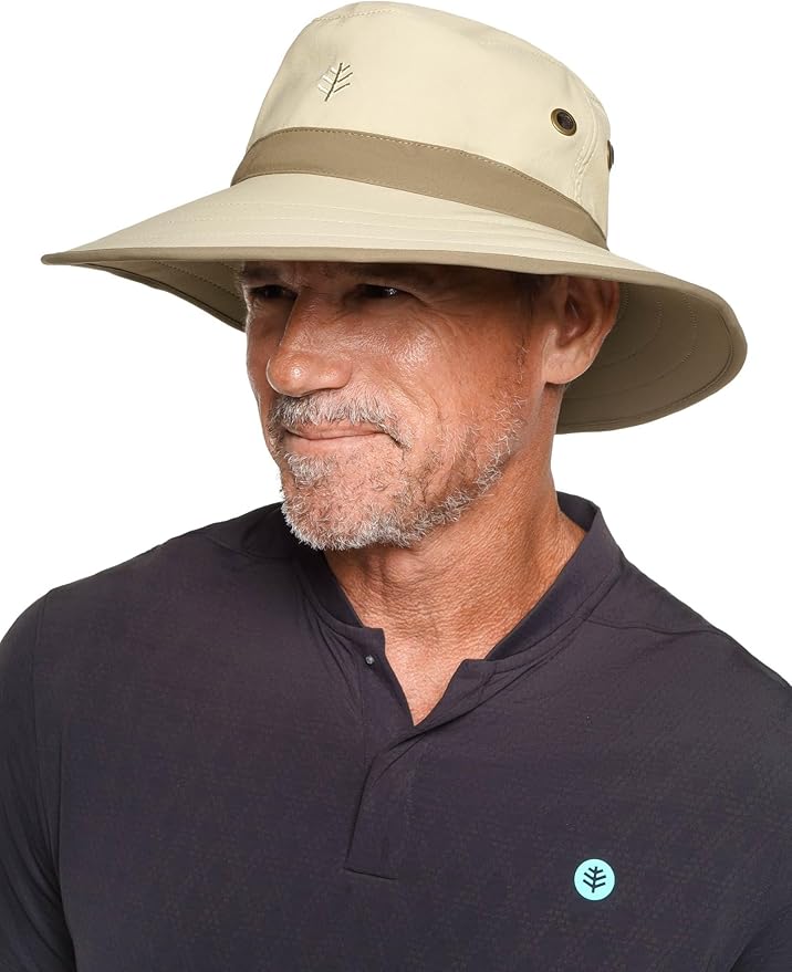 Coolibar UPF 50+ Men's Women's Matchplay Golf Hat - Sun Protective