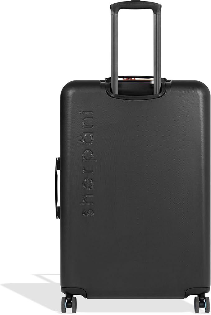 Sherpani Meridian, 29 Inch Travel Hardside Luggage, Durable Hardshell Luggage, Expandable Suitcase with 4 Double Spinner Wheels, Checked Luggage for Women (Sage)