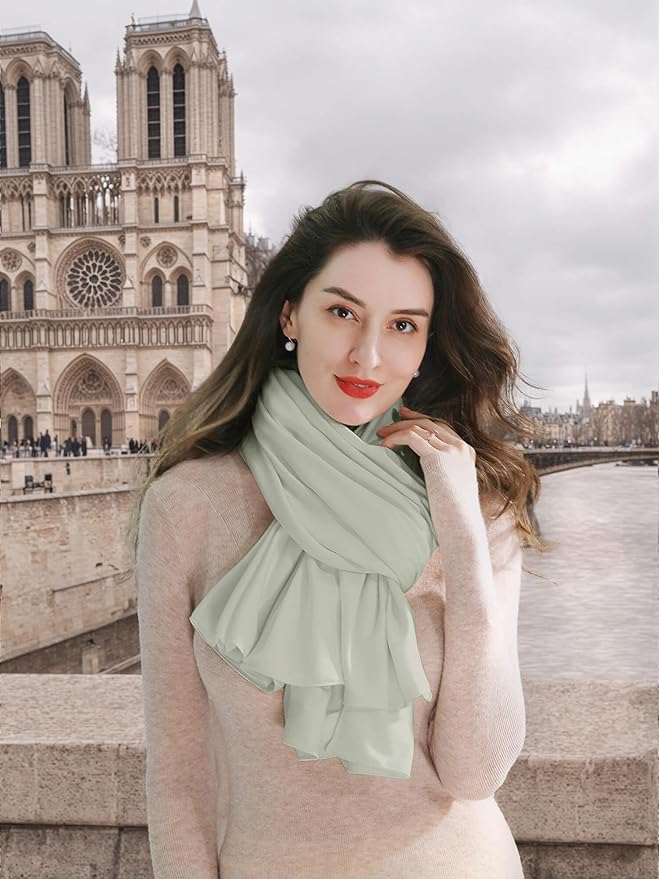 VENVSBEE Shawl Wraps for Women, Travel Scarf Soft Blanket Wrap Pashmina Travel Accessory for Airplane