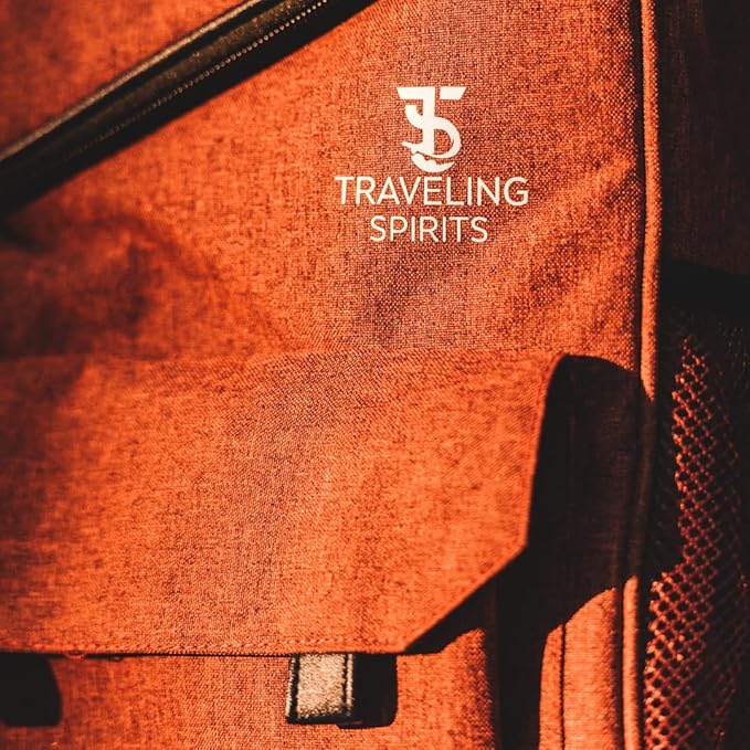 Insulated Wine Carrier | 2-3 Bottle Travel Bag With Stainless Steel Tumblers | Cooler Tote for Travel - Great Gift for Wine Lovers and Enthusiasts