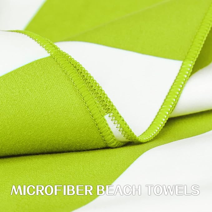 Your Choice Microfiber Quick Dry Sand-Free Beach Towel for Adults & Kids (67x35 Inch, 60x30 Inch) - Oversized, Compact, Lightweight, Absorben