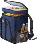 Beach Cooler Backpack for Men 36cans Insulated Backpack Cooler Lunch Bag for Women Camping Hiking Picnic Travel for 18 Hours Cooling 30L
