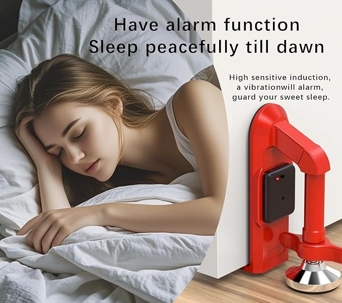 Portable Alarm Door Stopper Door Stop Alarm Door Stoppers Security Easy to Carry Hotel Door Locks for Travelers Security