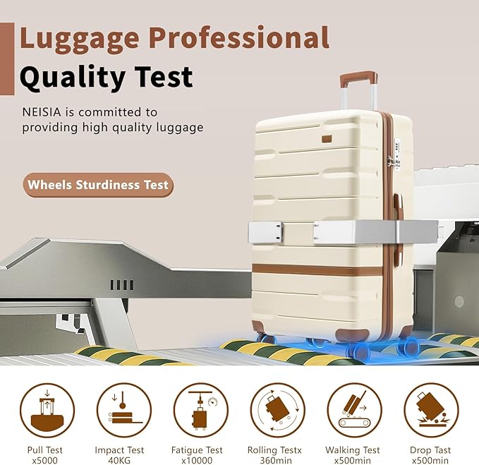 Luggage Sets Lightweight Hard Shell Suitcases with Spinner Wheels for Family Travel - Durable PC+ABS Material Carry On Luggage YKK Zippers (Dark Green, 6 Piece Sets (18/20/24/28/DB/TB))