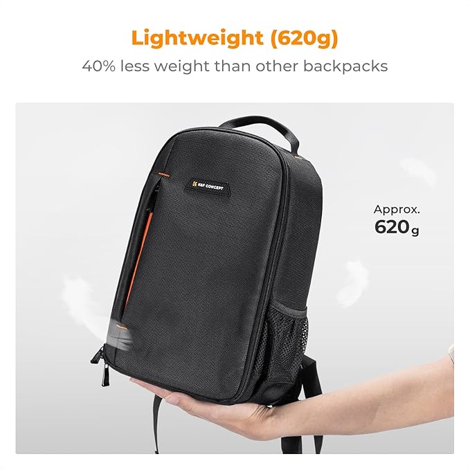 K&F Concept Camera Backpack for Photographers Photography Camera Bag Multi-Functional Camera Bags for Men Women (10L)