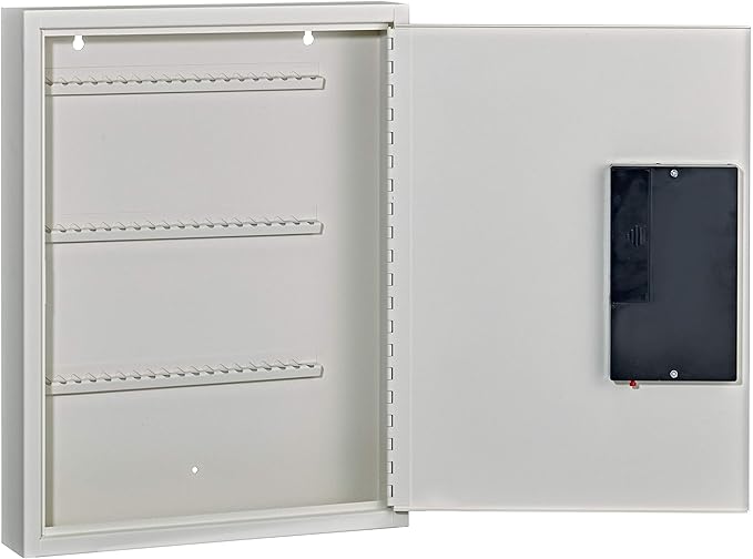 Adiroffice Key Holder Wall Mount - 60 Keys Lock Box with Code, Key Cabinet Wall Mount, Valet Parking Key Box, Car Dealer Key Cabinet - Space Saving Locking Key Box Wall Mount with Digital Lock