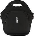 Sok It LunchTote Zippered Bag Insulated Neoprene Caddy (Black, X-Large 6.5 Quart Lunch Tote)