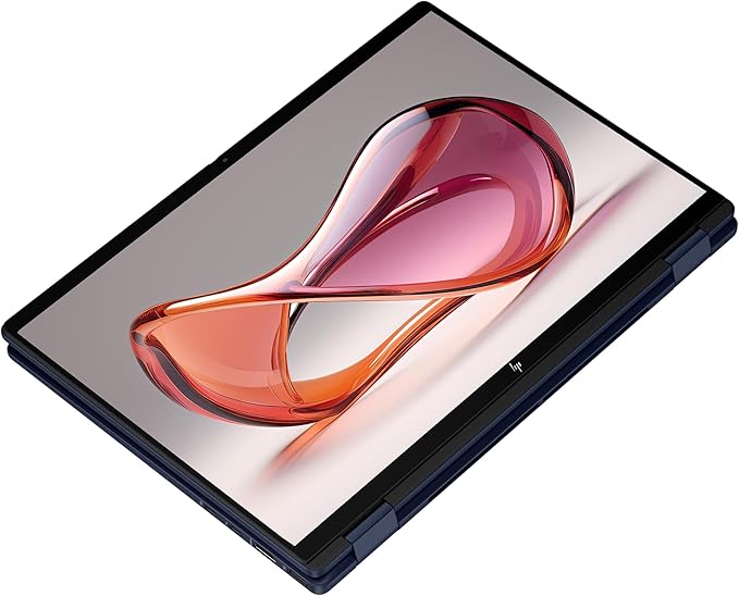 HP OmniBook X Flip 2-in-1 Copilot+ Laptop, Intel Ultra 7-256V, 16 GB LPDDR5x RAM, 2 TB PCIe SSD, 14" 2K (1920x1200) Touchscreen, Intel Arc 140V, Backlit Keyboard, W11 Pro, Atmospheric Blue