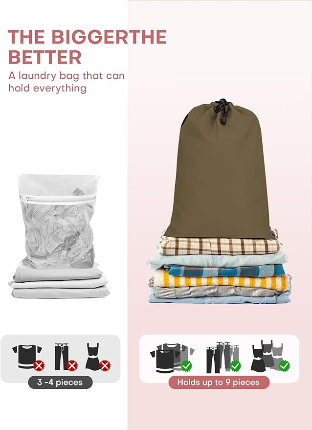 6 PCS Set Compression Packing Cubes for Travel, Lightweight Packing Organizer Bags Travel Essentials for Carry On, Suitcase,Home Closet - Brown