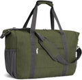 Narwey 18x14x8 Inches Travel Bag Spirit Airlines Frontier Personal Item Bag, Travel Duffel With Wet Pocket Carry on Bag for Airplane Underseat Duffle Overnight for Women and Men (Army Green)