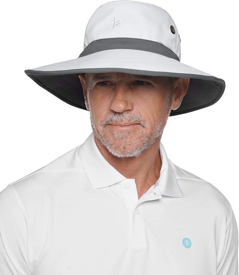 Coolibar UPF 50+ Men's Women's Matchplay Golf Hat - Sun Protective