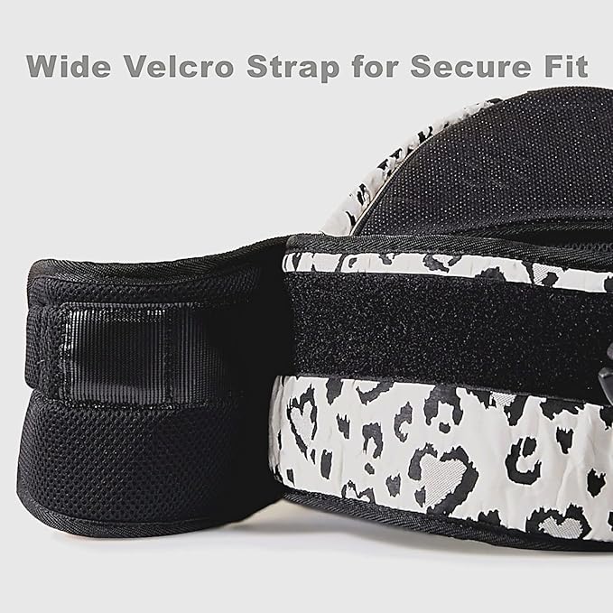 Sunveno Hip Baby Carrier with Seat,Ergonomic Baby Hip Carrier,Front-Facing Baby Holder,Anti-Slip Seat Surface,Wide and Adjustable Waistband,Multiple Pockets,Newborn to Toddler up to 45lbs,Leopard