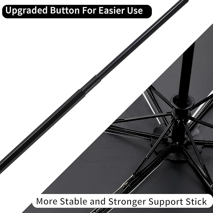 GAOYAING Compact Automatic Travel Umbrella with Case, Mini Small Folding Sun UV, Pocket Purse Umbrella