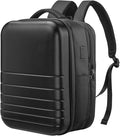 SOKOK Carry On Travel Backpack Waterproof Business Backpack Expandable with Laptop Compartment and Charging, Hardshell Computer Backpack for Men and Women, Black