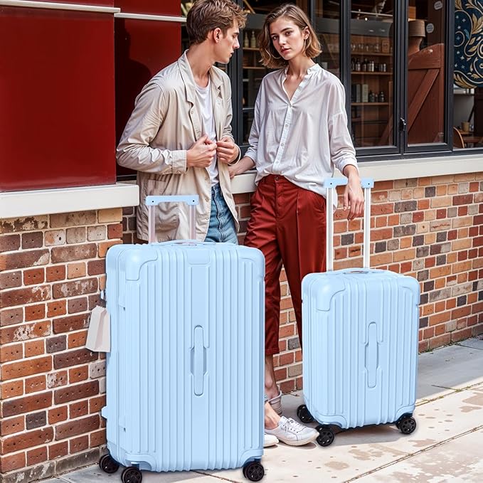Krute Carry on Luggage 20 inch Suitcases with Wheels PC+ABS Airline Approved Hard Side Travel Luggages with TSA Lock