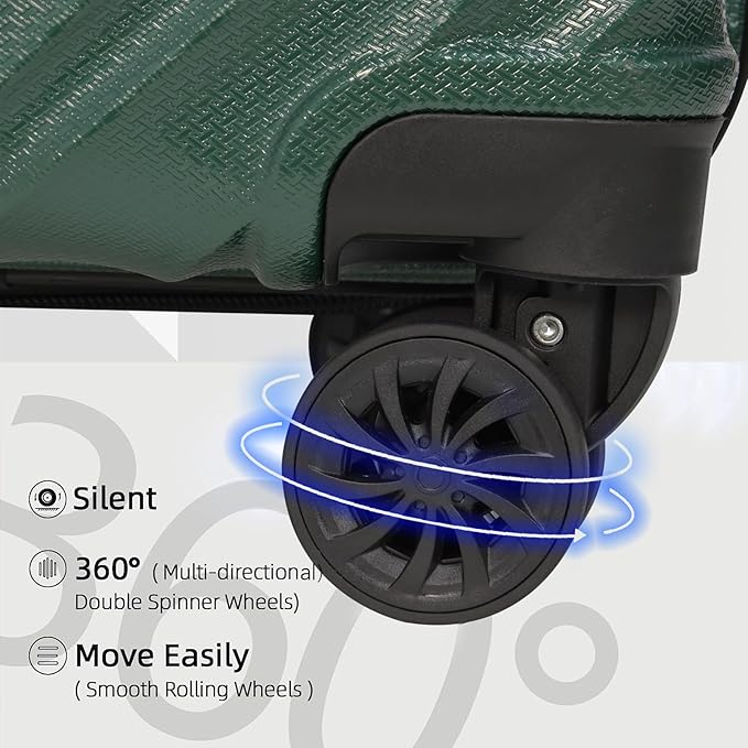 Luggage Sets Suitcases with Wheels Suitcase set Hardshell Luggage sets Clearance Luggage sets with TSA Lock 20/24/28 Inch Luggage Lightweight Suitcases with Wheels (Jasper)