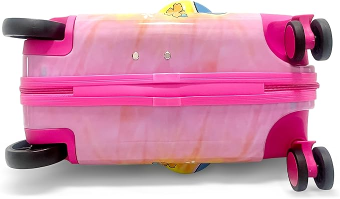 Fast Forward 18" Lilo And Stitch Kids Ride on Luggage-HardShell Rolling Travel Suitcase-Lightweight Ride On Suitcase For Kids
