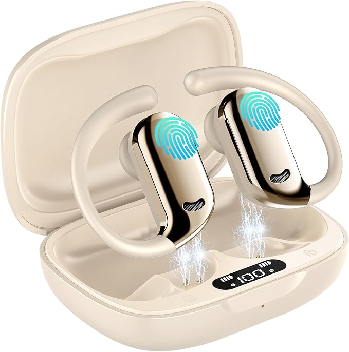Translation Earbuds Real-Time, 3-in-1 AI Translator Earbuds with 144-Languages & Accents, Online Two-Way Translating Earbuds, Fit iOS and Android, Wireless Earbuds for Travel Business Learning (White)