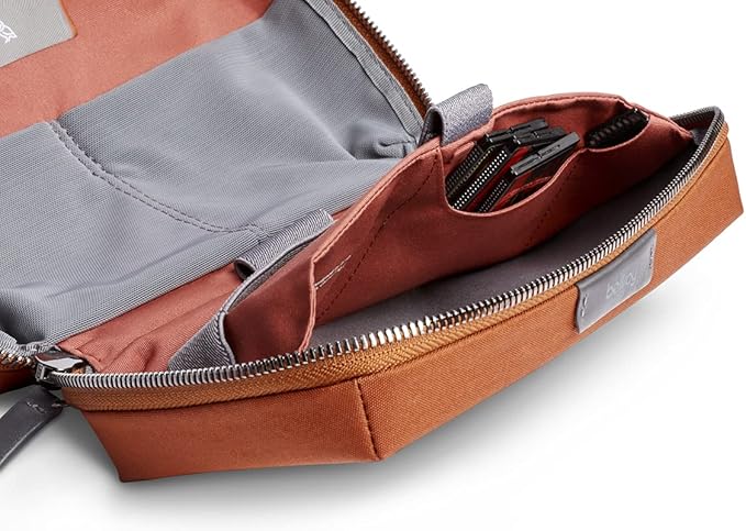 Bellroy Tech Kit (Tech Accessories Organizer Pouch, Zipper Closure Design, Stores Power Bank, Phone Charger, Cables & More, Internal)