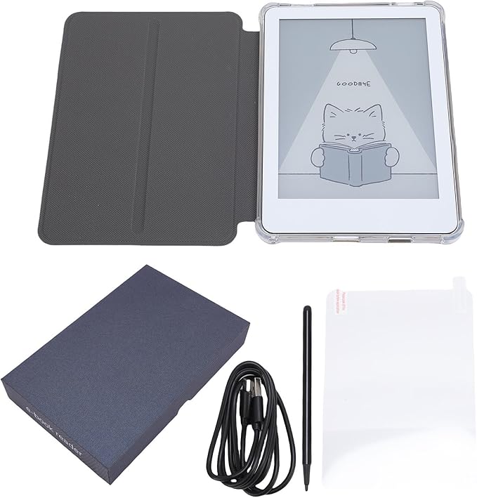 Yoidesu Electronic Book Reader, E Book Reader 6 Inch for Home (White)