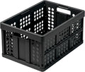Clax® crate | folding box | basket | 48 qt (12 gal) | black