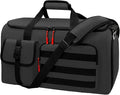 Garment Duffle Bags for Travel, HOMQUIET Convertible Garment Duffel Bag, All YKK Zippers Carry On Garment Bags, 2 in 1 Hanging Waterproof Suit Travel Bag with Shoe Compartment, for Men Women, Black