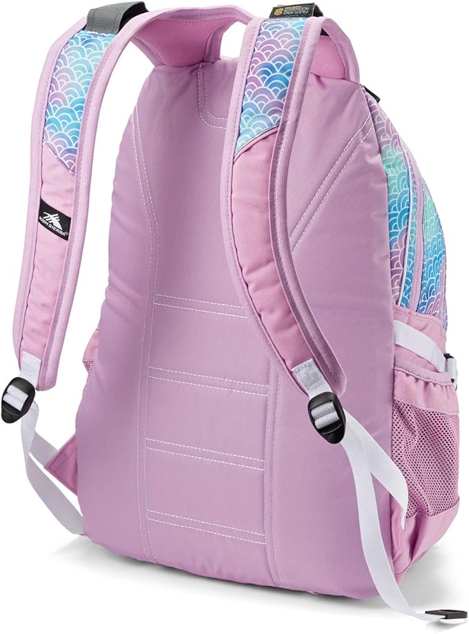 High Sierra Loop Backpack, Travel, or Work Bookbag with tablet sleeve, One Size, Rainbow Scales